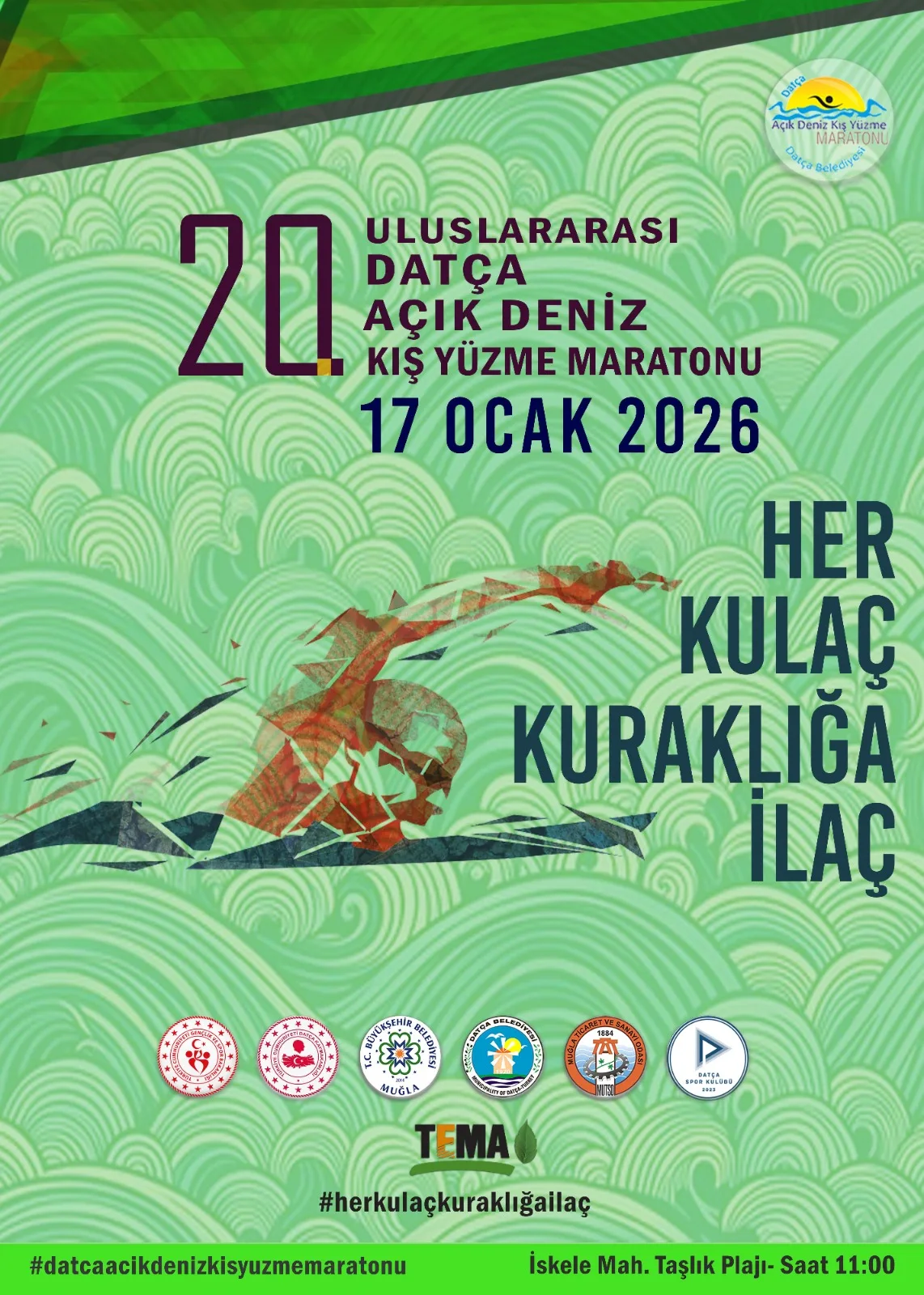 30. Datça Kış Maratonu Afişi