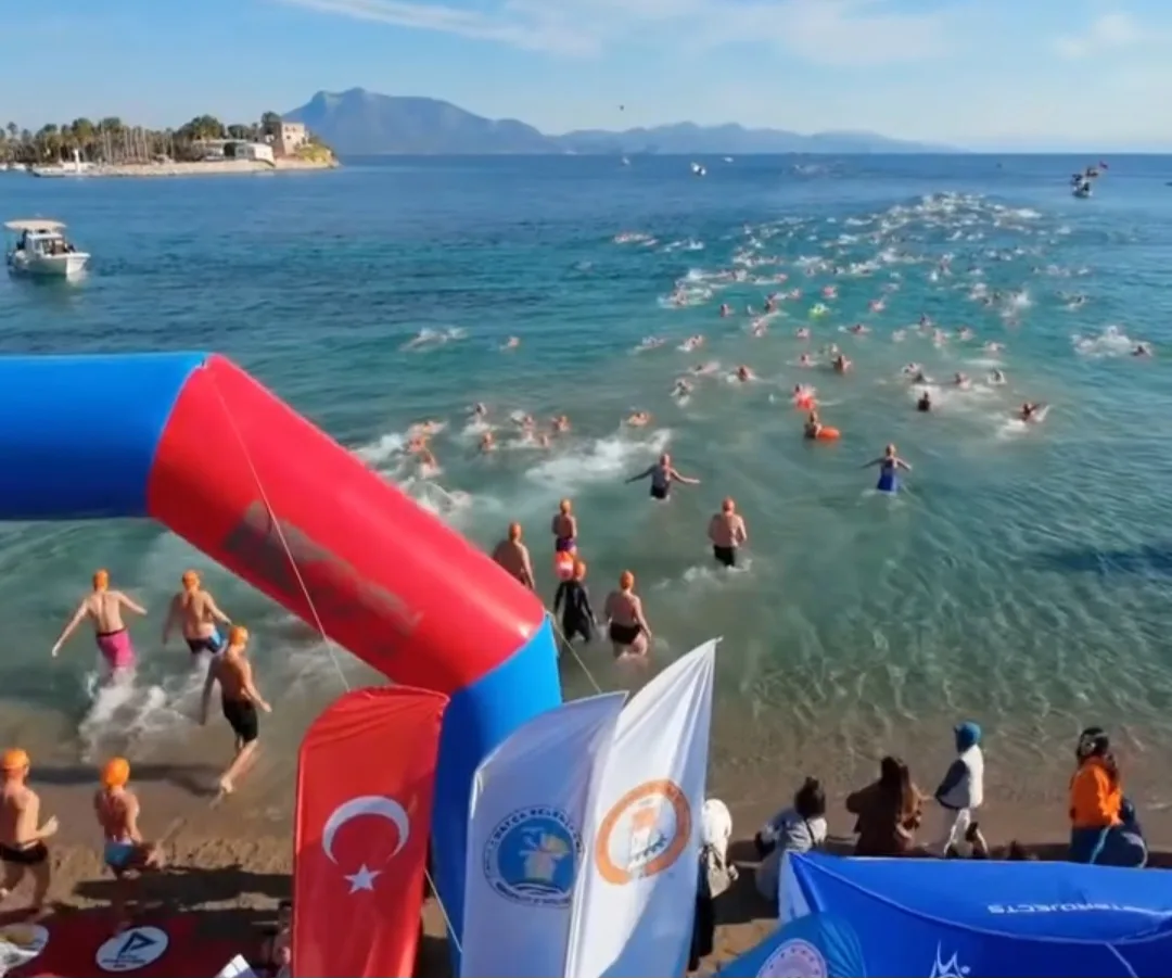 20. Datça Kış Yüzme Maratonu 17 Ocak 2026 'da Gerçekleşti.