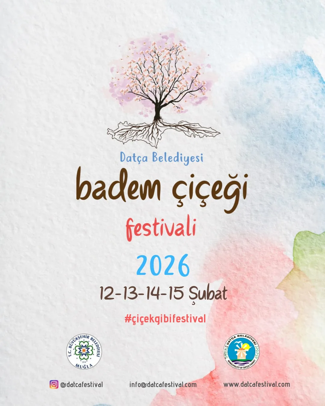 7. Datça Badem Çiçeği Festivali için Afişler Basıldı