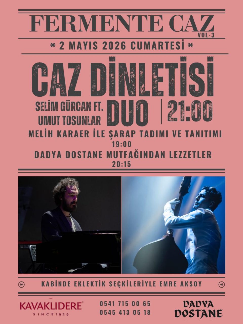 Datça’da Duyuların Buluşması: Fermente Caz Vol-3 afişi