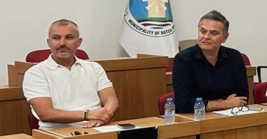 Datça Belediye Başkan Yardımcısı Mutlu Gündoğan ve Datça Meclis Üyesi Yüksel Temel